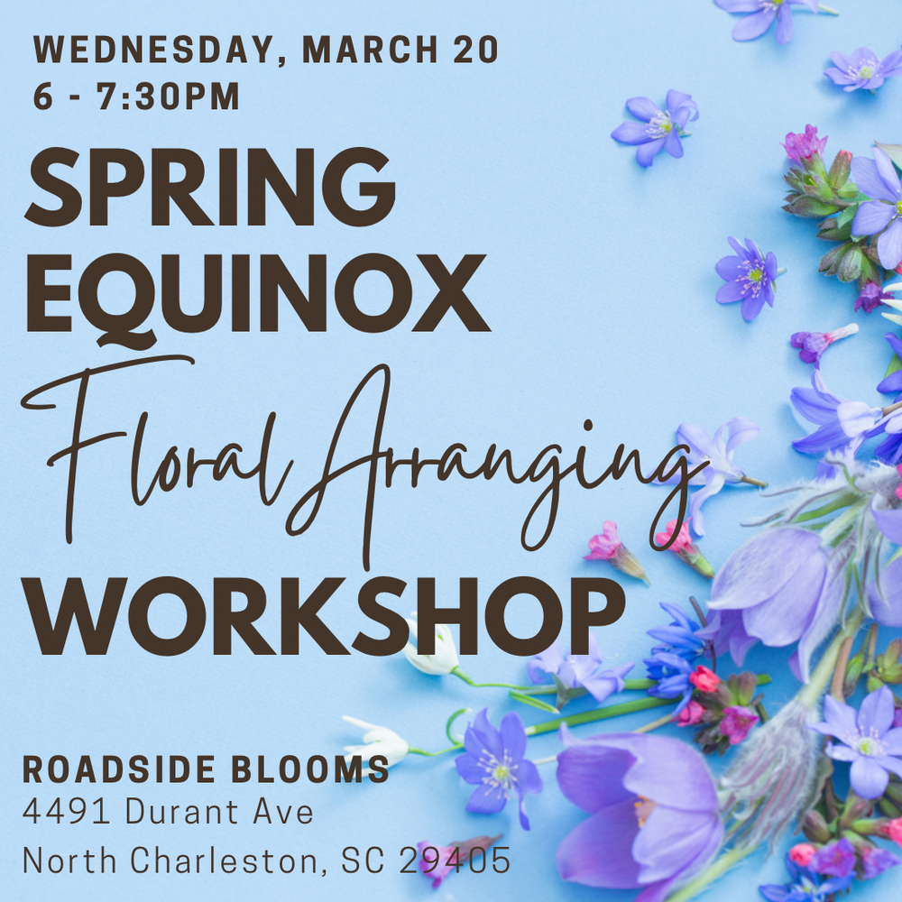 Wednesday, March 20, 2024: Spring Equinox Floral Workshop