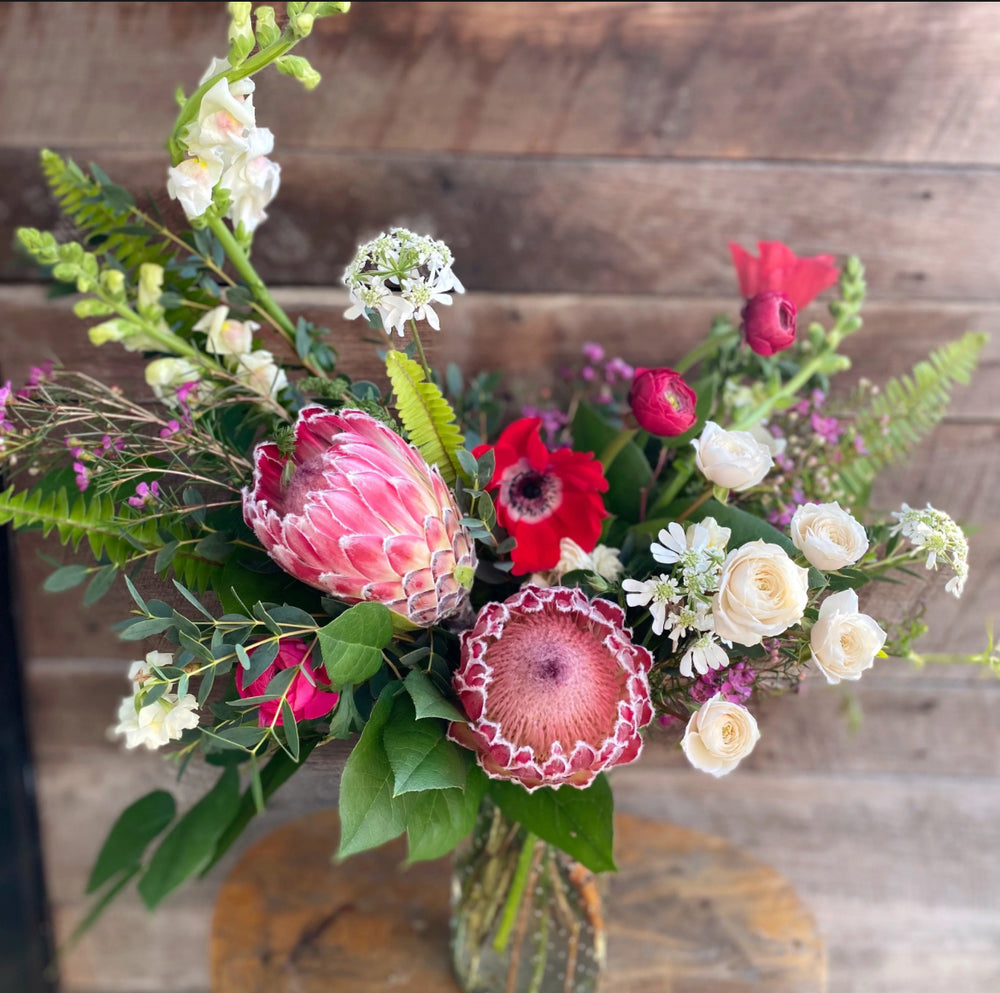 
                  
                    Valentine's Day Arrangement (Romantic Palette)
                  
                