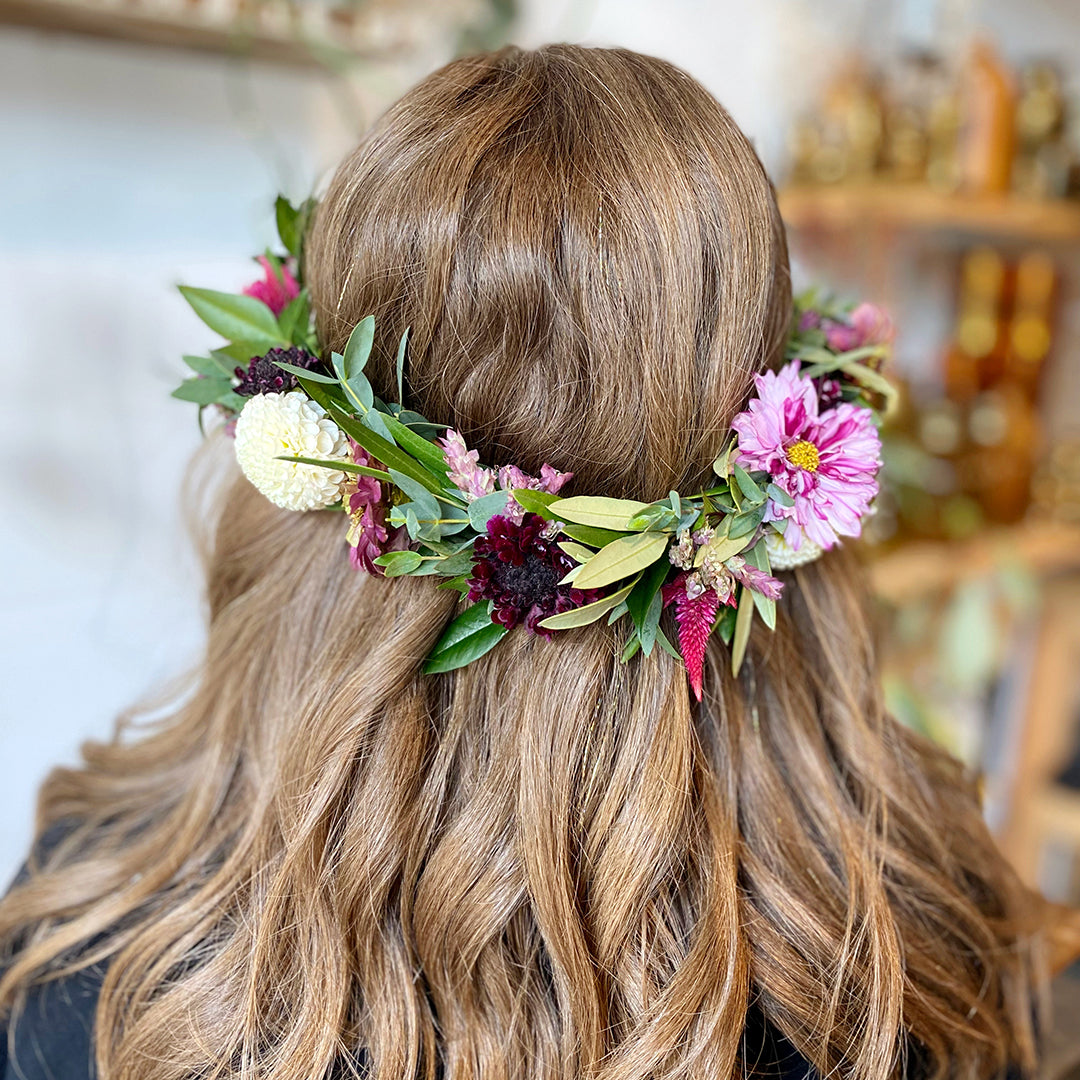 
                  
                    Bridesmaid Floral Crown
                  
                